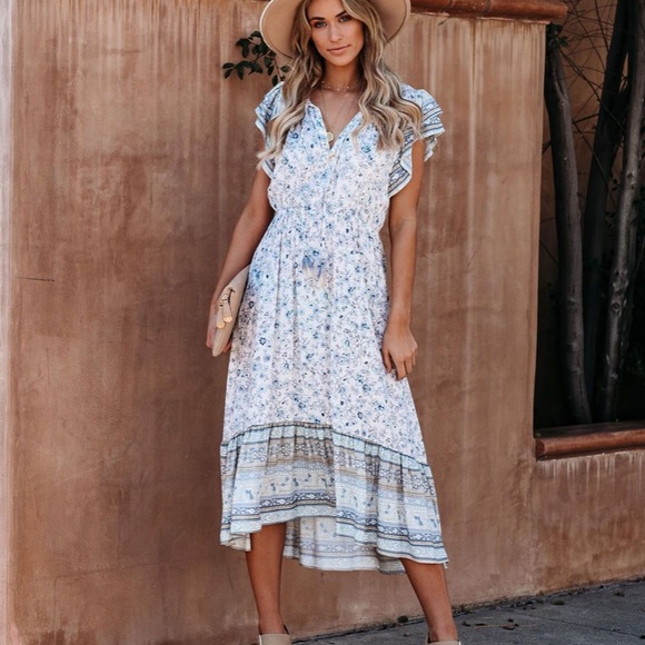 NWT Lovestitch boho midi dress - Picture 2 of 5